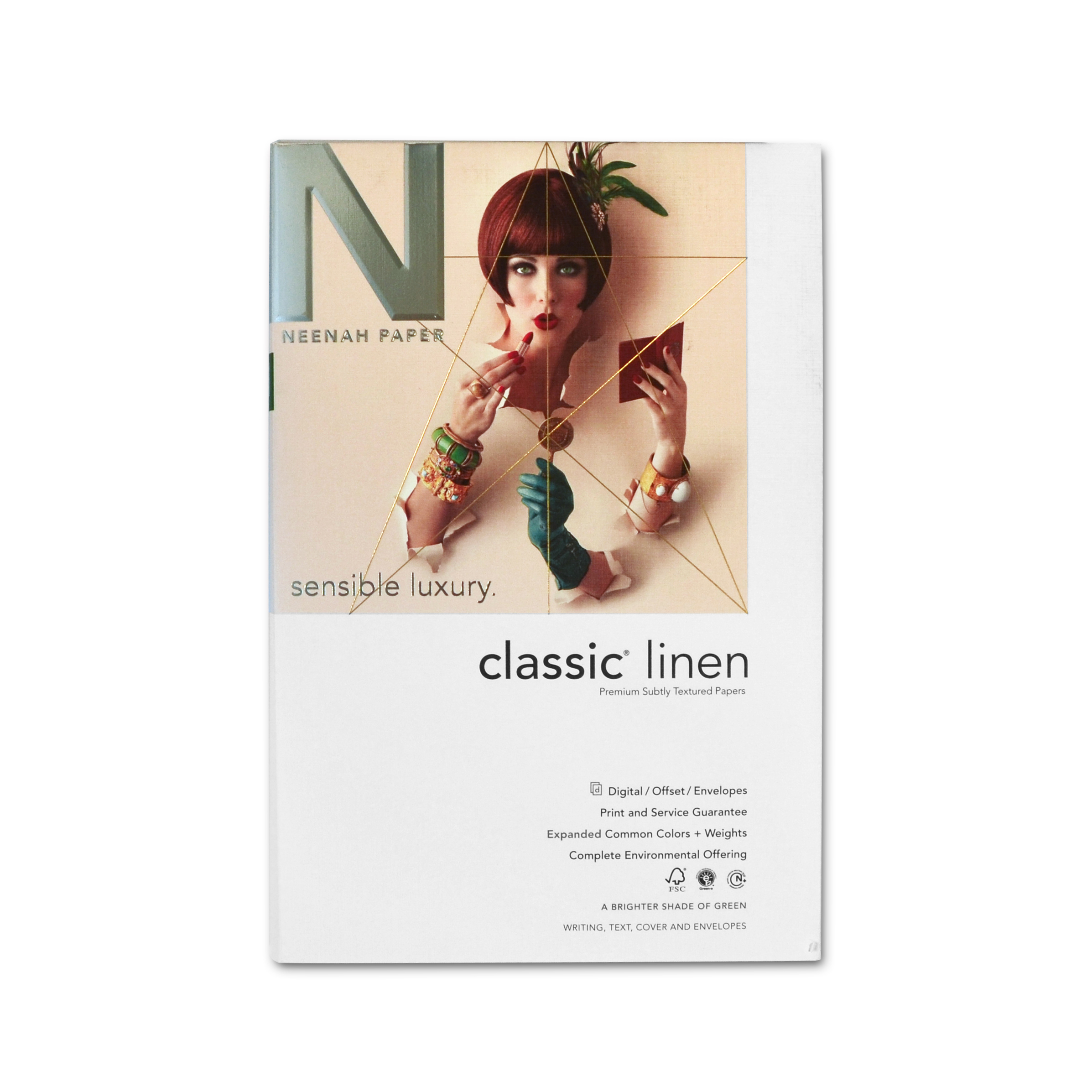 CLASSIC Linen - Neenah Paper Text Paper and Cover Paper Sample Swatchbook and Professional Graphics 