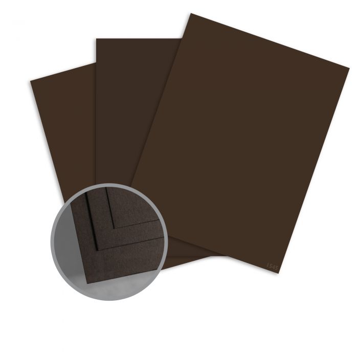 Brown Card Stock - 8 1/2 x 11 in 90 lb Cover Smooth