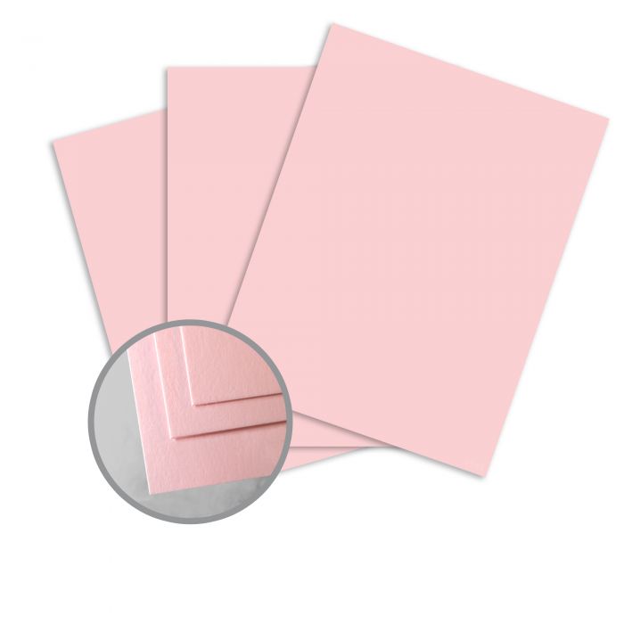 Pink Card Stock - 8 1/2 x 11 in 90 lb Cover Smooth