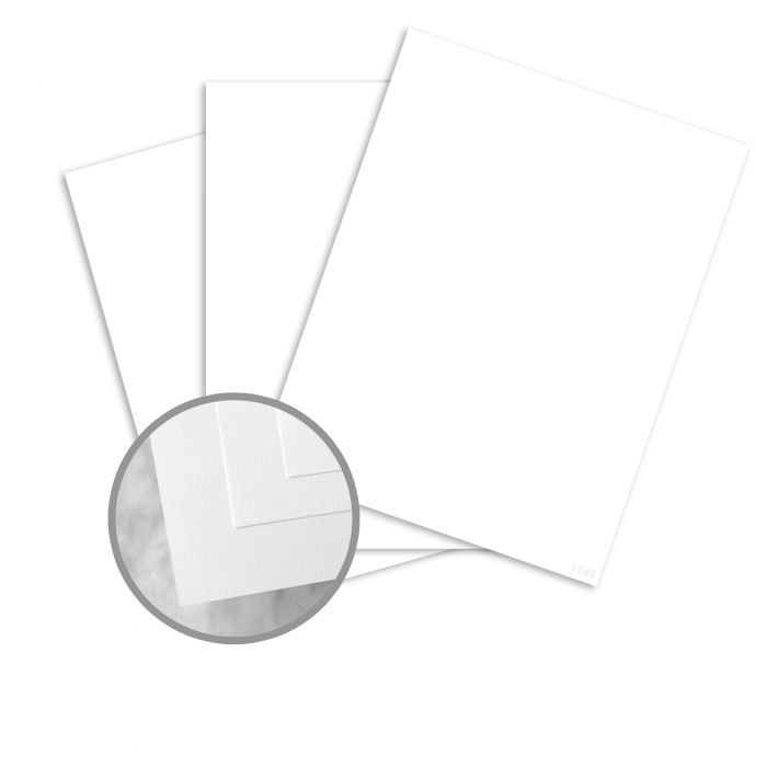 Environment Ultra Bright White Card Stock - 8 1/2 x 11 in 80 lb Cover Smooth 80% Recycled 250 per Package
