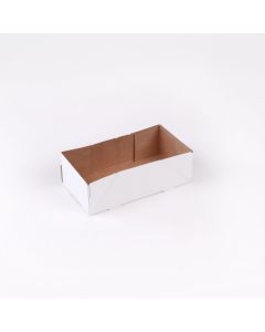 TPMS White 500 Count Business Card Box Bottoms - 6 7/16 x 3 1/2 x 2 - 500 per Carton