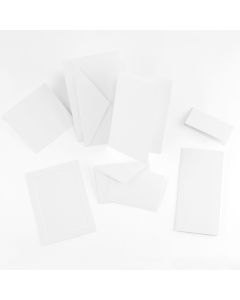 Fine Impressions Jumbo Folded White Invitation Ensemble
