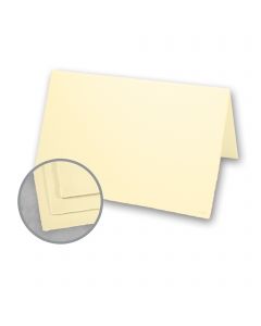 Arturo Buttercream Folded Cards - Arturo Small Reply Folded (5.12 x 6.7) 96 lb Cover Felt 100 per Box