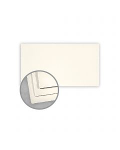 Arturo Soft White Flat Cards - Arturo Monarch (3 7/8 x 7 1/4) 96 lb Cover Felt 100 per Box