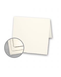 Arturo Soft White Folded Cards - Arturo Small Square Folded (5 1/4 x 10 1/2) 96 lb Cover Felt 100 per Box