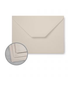 Arturo Stone Gray Envelopes - Arturo Large Invitation w/o Glue (6.13 x 8.38) 81 lb Text Felt 100 per Box