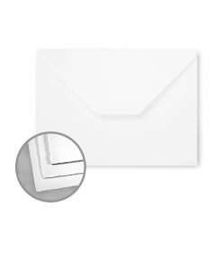 Arturo White Envelopes - Arturo Large Invitation w/o Glue (6.13 x 8.38) 81 lb Text Felt 100 per Box