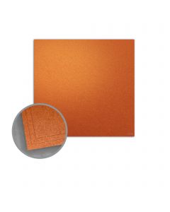 ASPIRE Petallics Copper Ore Flat Cards - No. 6 1/4 Square (6 1/4 x 6 1/4) 98 lb Cover Metallic C/2S 200 per Carton
