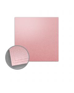 ASPIRE Petallics Mountain Rose Flat Cards - No. 6 1/4 Square (6 1/4 x 6 1/4) 98 lb Cover Metallic C/2S 200 per Carton