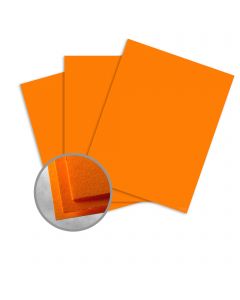 Astrobrights Cosmic Orange Paper - 8 1/2 x 11 in 60 lb Text Smooth 500 per Ream