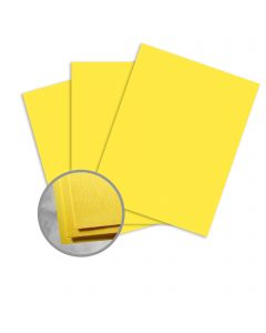Astrobrights Sunburst Yellow Card Stock - 11 x 17 in 65 lb Cover Smooth  30% Recycled 250 per Package