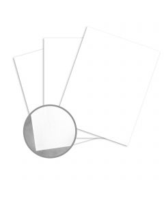 Astroking Snow White Card Stock - 28.3 x 40.2 in 89 lb Cover Satin C/2S 100 per Carton