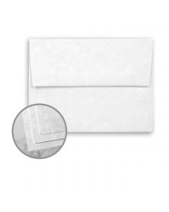 Astroparche White Envelopes - A6 (4 3/4 x 6 1/2) 60 lb Text Vellum  30% Recycled 250 per Box