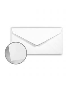 Canaletto Grana Grossa Premium White Envelopes - Monarch (3 7/8 x 7 1/2) 85 lb Text Felt  20% Cotton 400 per Box