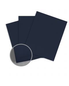 Carnival Deep Blue Card Stock - 26 x 40 in 80 lb Cover Groove  30% Recycled 250 per Carton