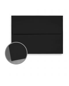 Carnival New Black Envelopes - A9 (5 3/4 x 8 3/4) 70 lb Text Vellum  30% Recycled 250 per Box