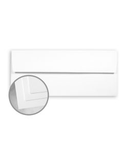 CLASSIC CREST Avalanche White Envelopes - No. 10 Square Flap (4 1/8 x 9 1/2) 70 lb Text Smooth 500 per Box