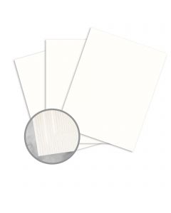 CLASSIC Laid Avon Brilliant White Card Stock - 8 1/2 x 11 in 80 lb Cover Laid 250 per Package