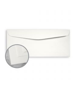CLASSIC Linen Avon Brilliant White Envelopes - No. 10 Commercial (4 1/8 x 9 1/2) 70 lb Text Linen 500 per Box
