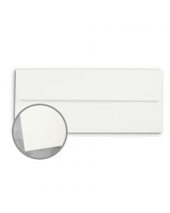 CLASSIC Techweave Avon Brilliant White Envelopes - No. 10 Square Flap (4 1/8 x 9 1/2) 80 lb Text Techweave 500 per Box