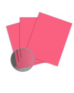 ColorMates Deep Pretty Pink Card Stock - 12 x 12 in 65 lb Cover Smooth 250 per Package