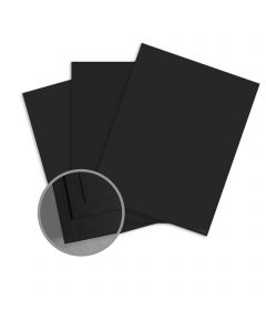 ColorMates Smooth & Silky Black Card Stock - 12 x 12 in 80 lb Cover Smooth 250 per Package