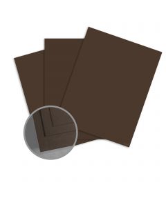 ColorMates Smooth & Silky Cocoa Card Stock - 12 x 12 in 90 lb Cover Smooth 25 per Package