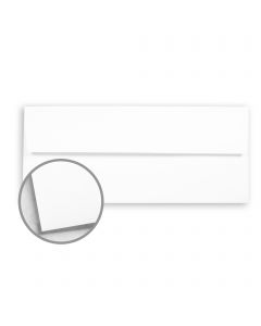 Cougar White Envelopes - No. 10 Square Flap (4 1/8 x 9 1/2) 60 lb Text Vellum 10% Recycled 500 per Box