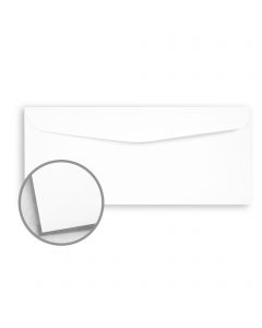 Cougar White Envelopes - No. 10 Commercial (4 1/8 x 9 1/2) 60 lb Text Vellum 10% Recycled 500 per Box