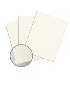 Neenah Cotton Pearl White Card Stock - 26 x 40 in 90 lb Cover Smooth 100% Cotton 200 per Carton