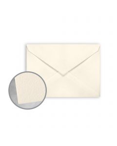 CRANE'S LETTRA Ecru White Envelopes - No. 4 Baronial (3 5/8 x 5 1/8) 32 lb Writing Lettra  100% Cotton 200 per Box