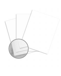CRANE'S LETTRA Fluorescent White Paper - 8 1/2 x 11 in 220 lb Cover DT Lettra Letterpress 100% Cotton 50 per Package