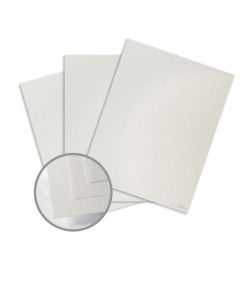 Ruche White Card Stock - 8 1/2 x 11 in 100 lb Cover Crepe  80% Recycled 125 per Package