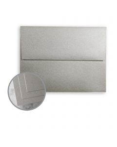 ESSE Pearlized Silver Envelopes - A6 (4 3/4 x 6 1/2) 80 lb Text Smooth C/2S  30% Recycled 250 per Box
