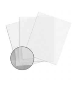 Glama Natural Clear Paper - 8 1/2 x 11 in 40 lb Bond Translucent Vellum 500 per Ream