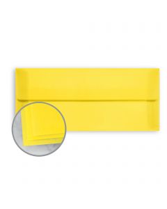 Glama Natural Yellow Envelopes - No. 10 Square Flap (4 1/8 x 9 1/2) 27 lb Bond Translucent Vellum 500 per Box