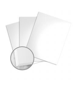 Kromekote White Paper - 8 1/2 x 11 in 14 pt Cover Glossy C/1S 200 per Package