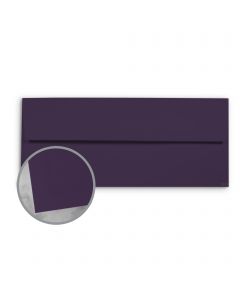 Basis Antique Vellum Dark Purple Envelopes - No. 10 Commercial (4 1/8 x 9 1/2) 70 lb Text Vellum - 500 per Box