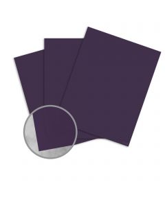 Basis Antique Vellum Dark Purple Paper - 8 1/2 x 11 in 70 lb Text Vellum 200 per Package