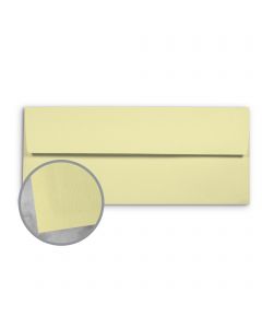 Basis Antique Vellum Light Yellow Envelopes - No. 10 Commercial (4 1/8 x 9 1/2) 70 lb Text Vellum - 500 per Box