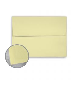 Basis Antique Vellum Light Yellow Envelopes - A6 (4 3/4 x 6 1/2) 70 lb Text Vellum - 250 per Box
