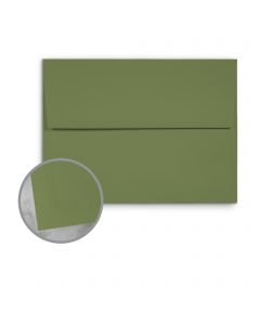 Basis Antique Vellum Olive Envelopes - A1 (3 5/8 x 5 1/8) 70 lb Text Vellum - 250 per Box