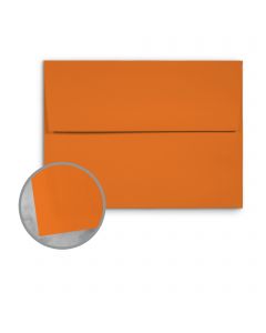Basis Antique Vellum Orange Envelopes - A7 (5 1/4 x 7 1/4) 70 lb Text Vellum - 250 per Box