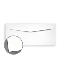 Loop Laid Pure White Envelopes - No. 10 Commercial (4 1/8 x 9 1/2) 24 lb Writing Laid  30% Recycled 500 per Box