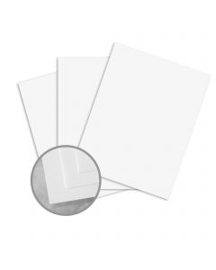 Plike White Card Stock - 28.3 x 40.2 in 122 lb Cover Smooth C/2S 50 per Package
