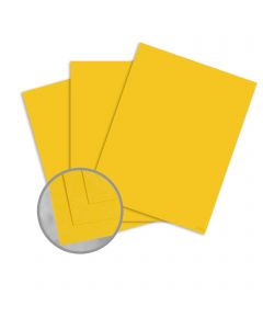 Pop-Tone Lemon Drop Card Stock - 8 1/2 x 11 in 65 lb Cover Vellum 250 per Package