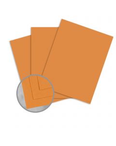 Pop-Tone Orange Fizz Paper - 8 1/2 x 11 in 70 lb Text Vellum 500 per Ream