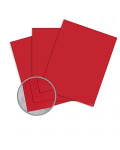 Pop-Tone Red Hot Card Stock - 26 x 40 in 65 lb Cover Vellum 250 per Carton