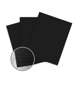 Royal Sundance Eclipse Black Card Stock - 26 x 40 in 100 lb Cover Vellum 30% Recycled 200 per Carton