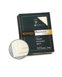 Southworth Business and Legal 25% Cotton Natural Paper - 8 1/2 x 11 in 24 lb Bond Wove  25% Cotton Watermarked 500 per Ream